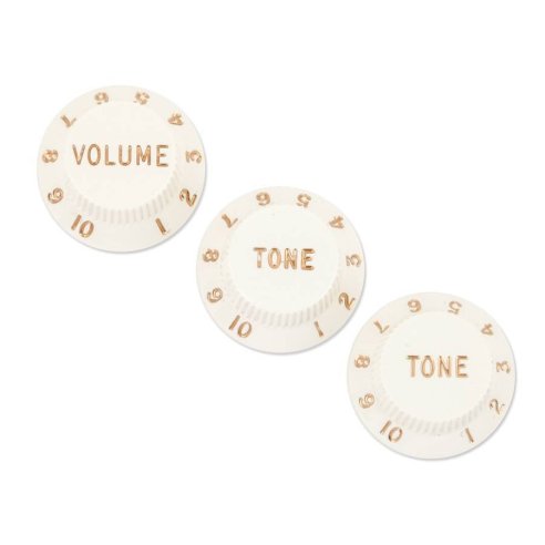 FENDER STRATOCASTER 1V/2T KNOBS PARCHMENT