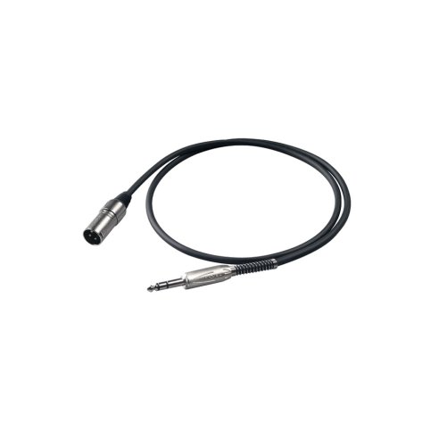 PROEL DHT230LU3 CAVO XLR MASCHIO JACK TRS 3 METRI