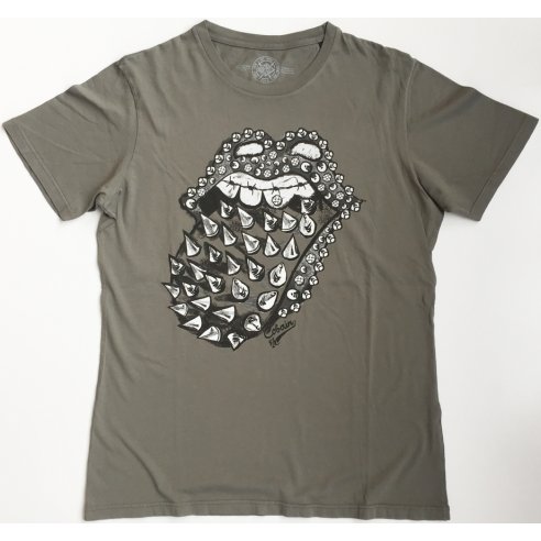 COBAIN ROLLING TONGUE T-SHIRT LARGE GREY MAN