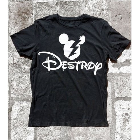 COBAIN DESTROY T-SHIRT XX-LARGE BLACK MAN