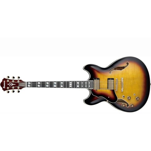 IBANEZ AS153L-AYS LEFT HANDED S/ACOUSTIC + CASE