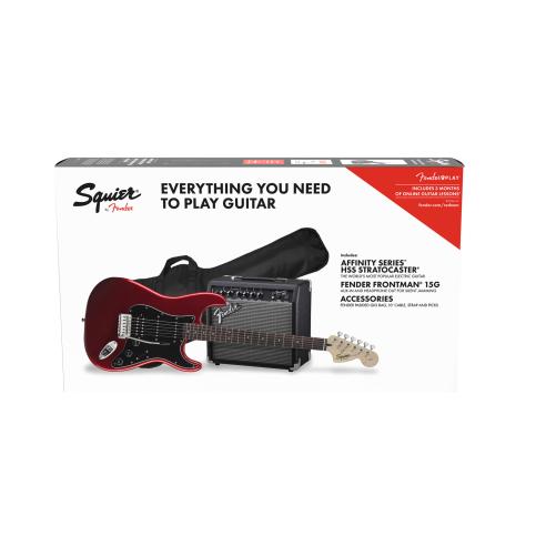SQUIER AFFINITY STRAT PACK 15G CAR