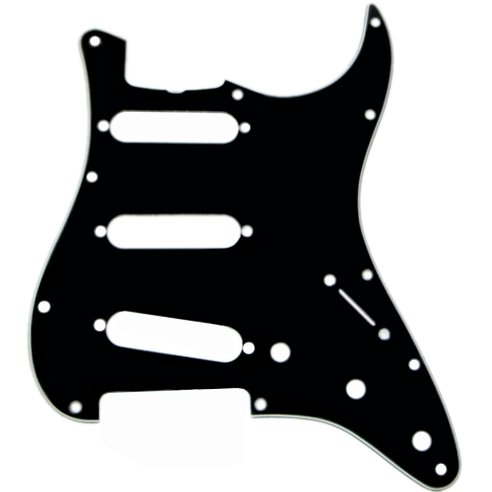 FENDER PICKGUARD STRATOCASTER 62 BLACK 3PLY