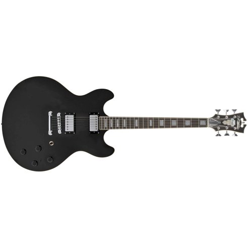 D'ANGELICO PREMIER DC NO F HOLES BLACK