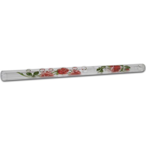 HALL OTTAVINO CRYSTAL IN DO - ROSE WITH GREEN