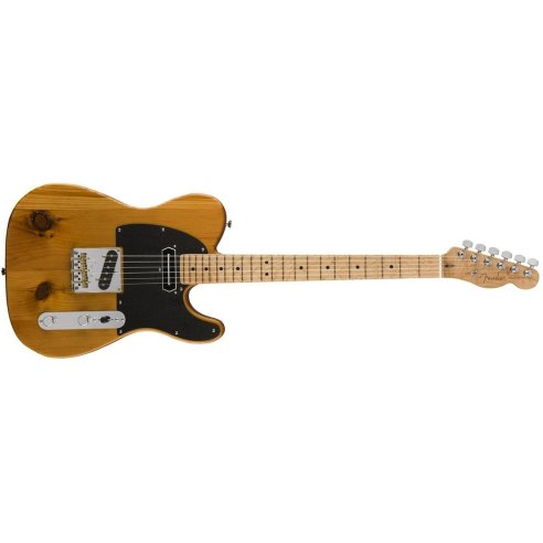 FENDER LTD AM PRO PINE TELECASTER NATURAL
