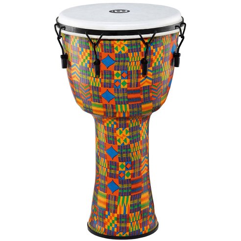 MEINL PMDJ2-XL-F DJEMBE' 14" IN FIBRA DI VETRO TIRANTI IN METALLO - KENYAN QUILT