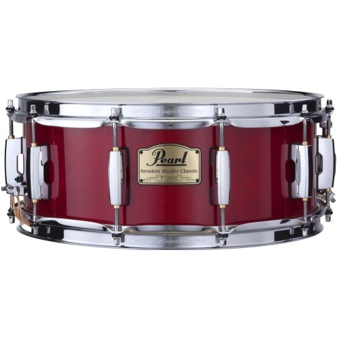 PEARL SSC1455S/C110 14X5.5 SNARE DRUM SEQUOIA RED