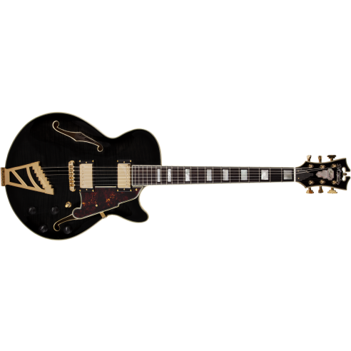 D'ANGELICO EXCEL SS BLACK STAIRSTEP