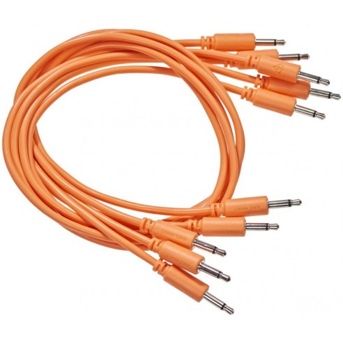BLACK MARKET MODULAR PATCH CABLE 25 CM. 5-PACK ORANGE