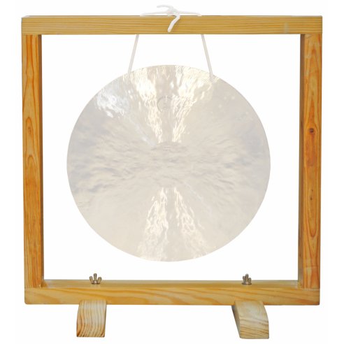 DREAM GONG STAND WOODEN 18"