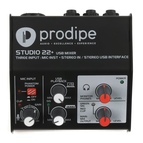 PRODIPE STUDIO22+ INTERFACCIA USB 2i2o