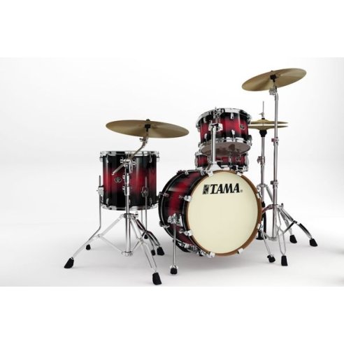TAMA VL48-TRB SHELL KIT+HR5W SILVERSTAR CUSTOM ROSSO TRASPAR