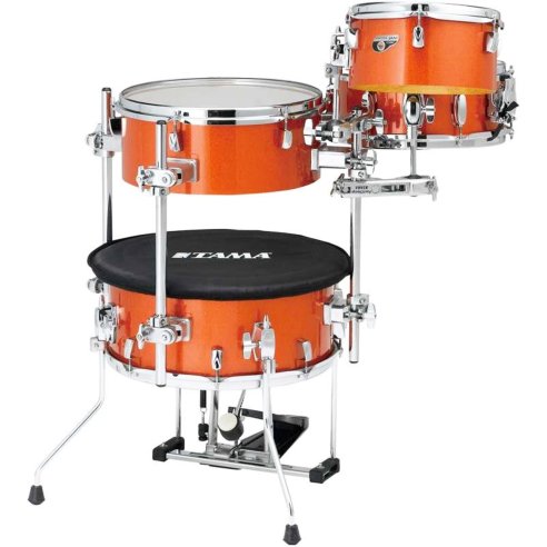 TAMA CJB46-BOS COCKTAIL JAM SHELL KIT BRIGHT ORANGE SPARKLE
