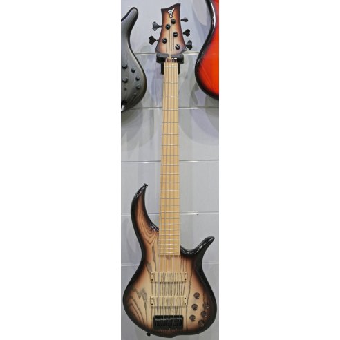 F BASS BN5 BROWN BURST GLOSS BLACK GRAIN