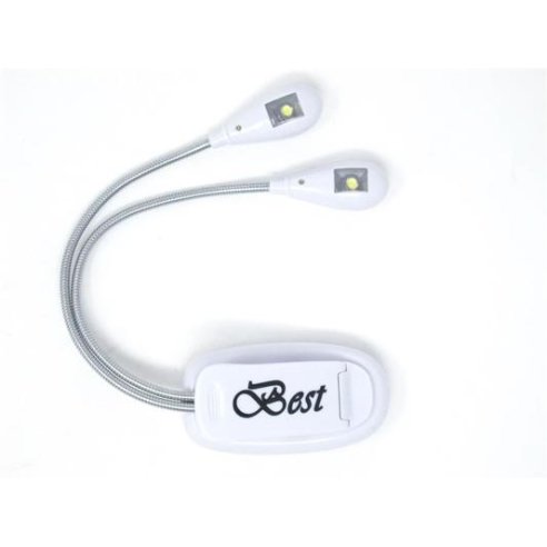 BEST MUSIC BL-202 DUET LED WHITE LAMPADA DA LEGGIO