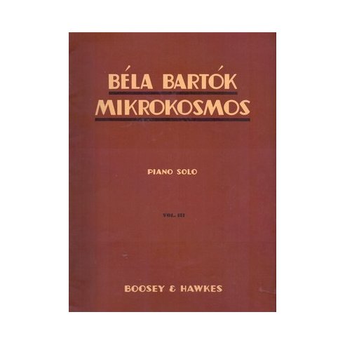 BARTOK MIKROKOSMOS VOLUME 3