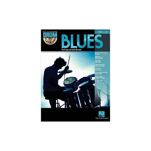 AAVV DRUM PLAY ALONG VOLUME 16 BLUES + CD