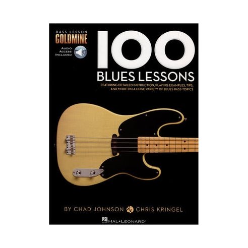 GOLDMINE 100 BLUES LESSONS FOR  BASS + AUDIO ACCESS CODE