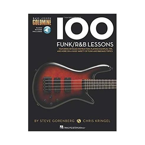 GOLDMINE 100 FUNK/R&B LESSONS FOR  BASS + AUDIO ACCESS CODE