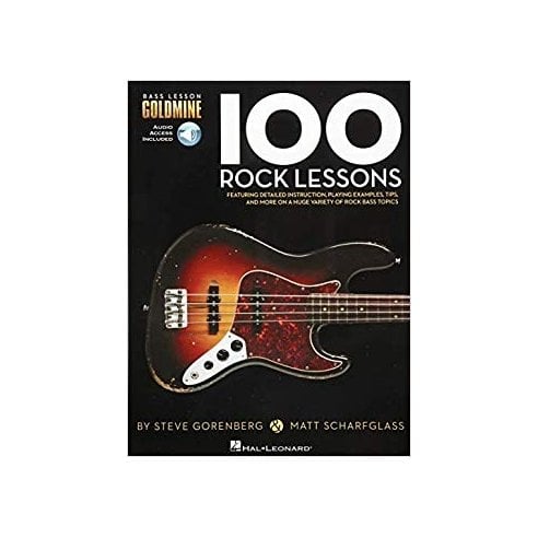 GOLDMINE 100 ROCK LESSONS FOR GUITAR + AUDIO ACCESS CODE