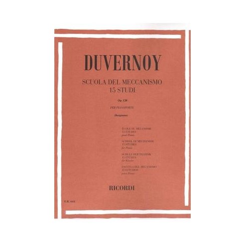 DUVERNOY SCUOLA DEL MECCANISMO 15 STUDI