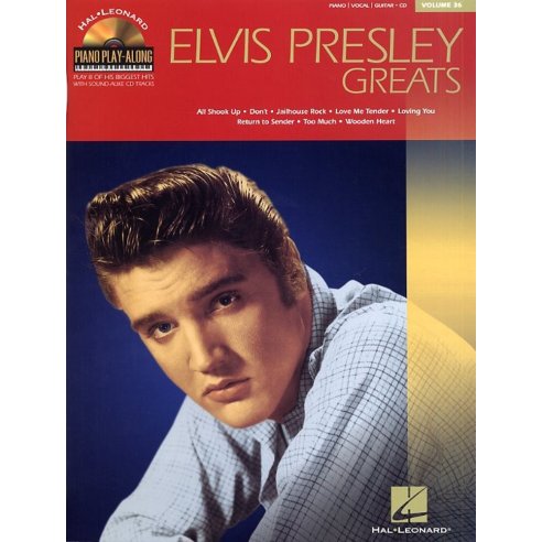 AAVV PIANO PLAY ALONG VOLUME 36 ELVIS PRESLEY GREATS + CD