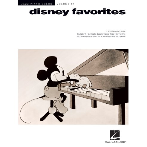 DISNEY FAVORITES JAZZ PIANO SOLOS VOLUME 51