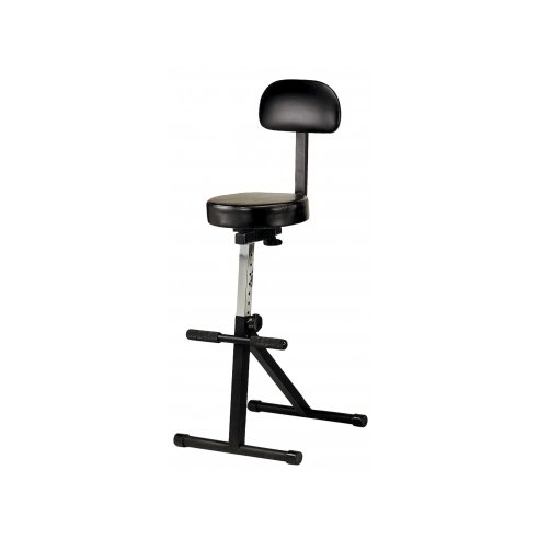 BSX SGABELLO CON SCHIENALE - NERO - 900538
