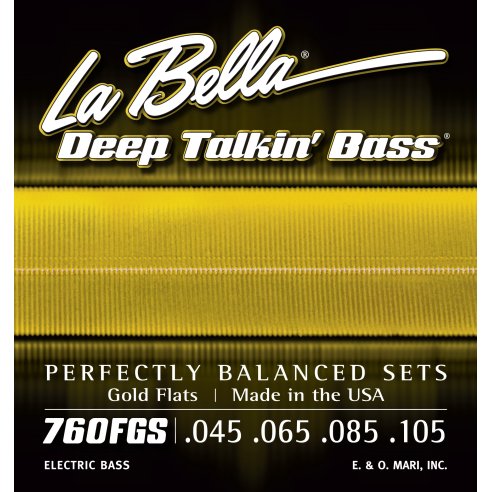 LA BELLA 760FGS FLAT WOUND GOLD DEEP TALKING