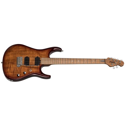 STERLING BY MUSIC MAN JP150 HH TREM ISLAND BURST