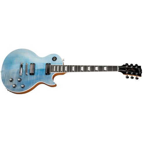 GIBSON LES PAUL DELUXE PLAYER PLUS SATIN OCEAN BLUE