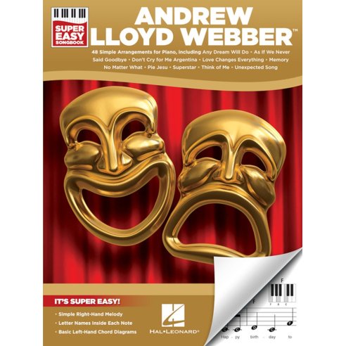 ANDREW LLOYD WEBBER SUPER EASY SONGBOOK FOR PIANO