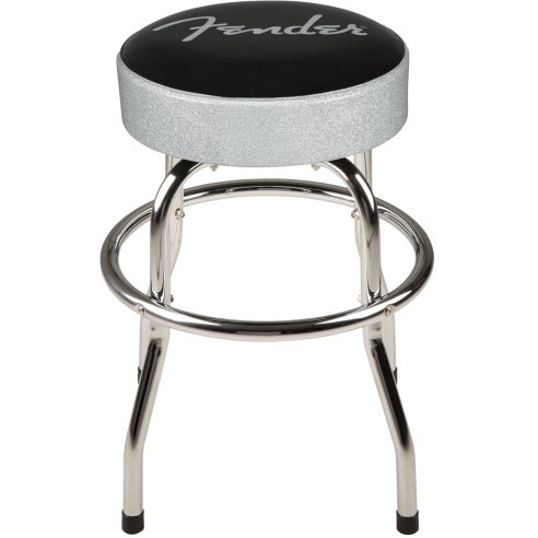 FENDER SILVER SPARKLE BAR STOOL 30"