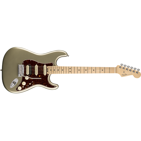 FENDER STRATOCASTER AM ELITE HSS SHAW MN CHAMPAGNE