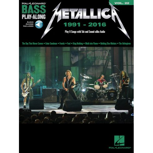METALLICA 1991-2016 BASS PLAY ALONG