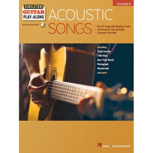 AAVV DELUXE GUITAR PLAY ALONG VOLUME 3: ACOUSTIC SONGS + AUDIO ACCESS