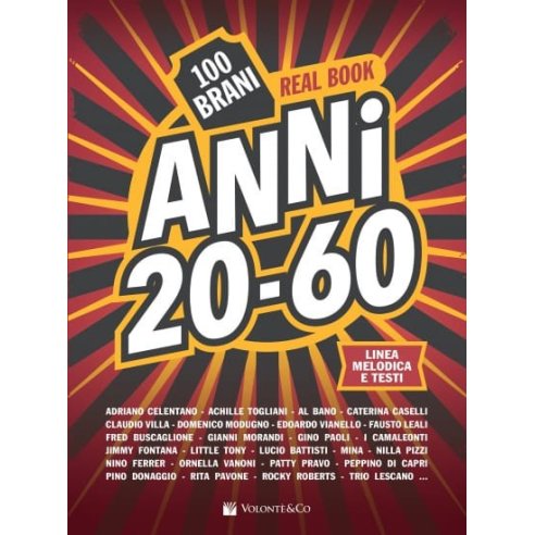 AAVV ANNI 20-60 REAL BOOK