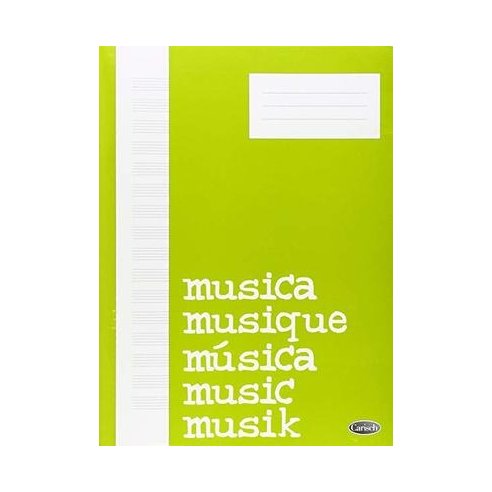 QUADERNO DI MUSICA 16 RIGHI 64 PAGINE