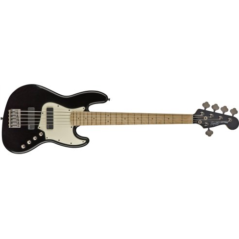SQUIER JAZZ BASS V CONTEMPORARY HH MN BLACK