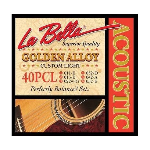 LA BELLA 40PCL GOLDEN ALLOY