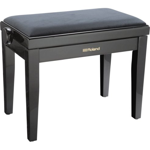 ROLAND RPB-220BK BENCH SATIN BLACK VELOURS SEAT