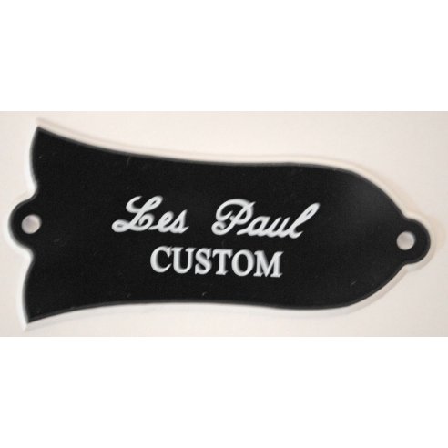 LUCKY MUSIC PLP1L TRUSS ROD COVER BLACK "LES PAUL CUSTOM®"