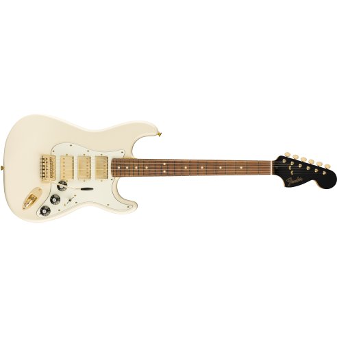 FENDER LTD MAH BLACKTOP STRAT 3H PF OWT GLD