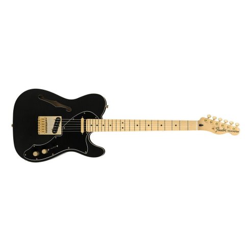 FENDER LTD DLX TELE TL SAT BK GLD HWR
