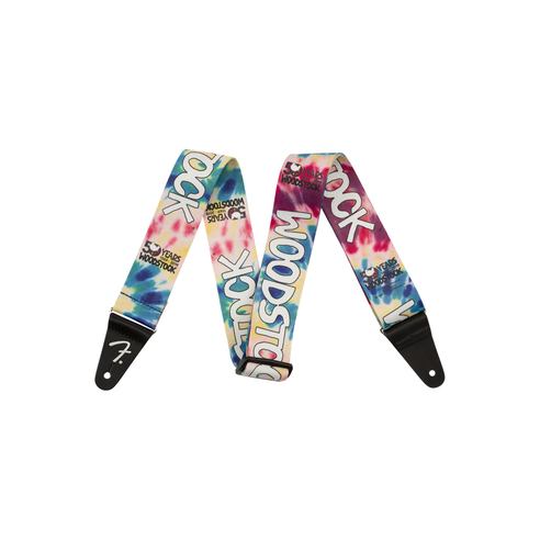 FENDER STRAP 2" WOODSTOCK TIE DYE