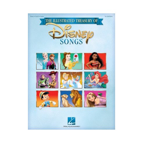 DISNEY THE ILLUSTRATED TREASURY OF DISNEY SONGS - 7MA EDIZIONE