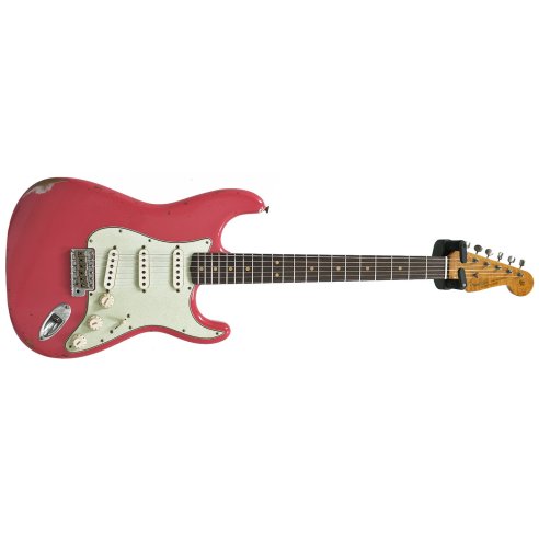 FENDER STRATOCASTER RELIC LTD 64 FADED FIESTA RED