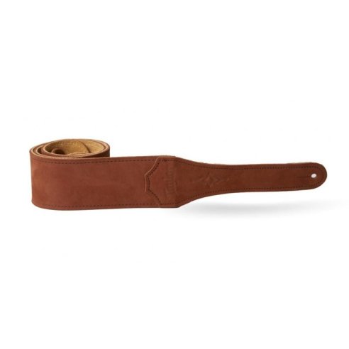 TAYLOR STRAP SANDED SUEDE MED BROWN 2.5"