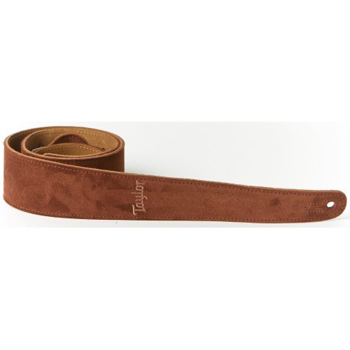 TAYLOR STRAP CHOCOLATE SUEDE LOGO